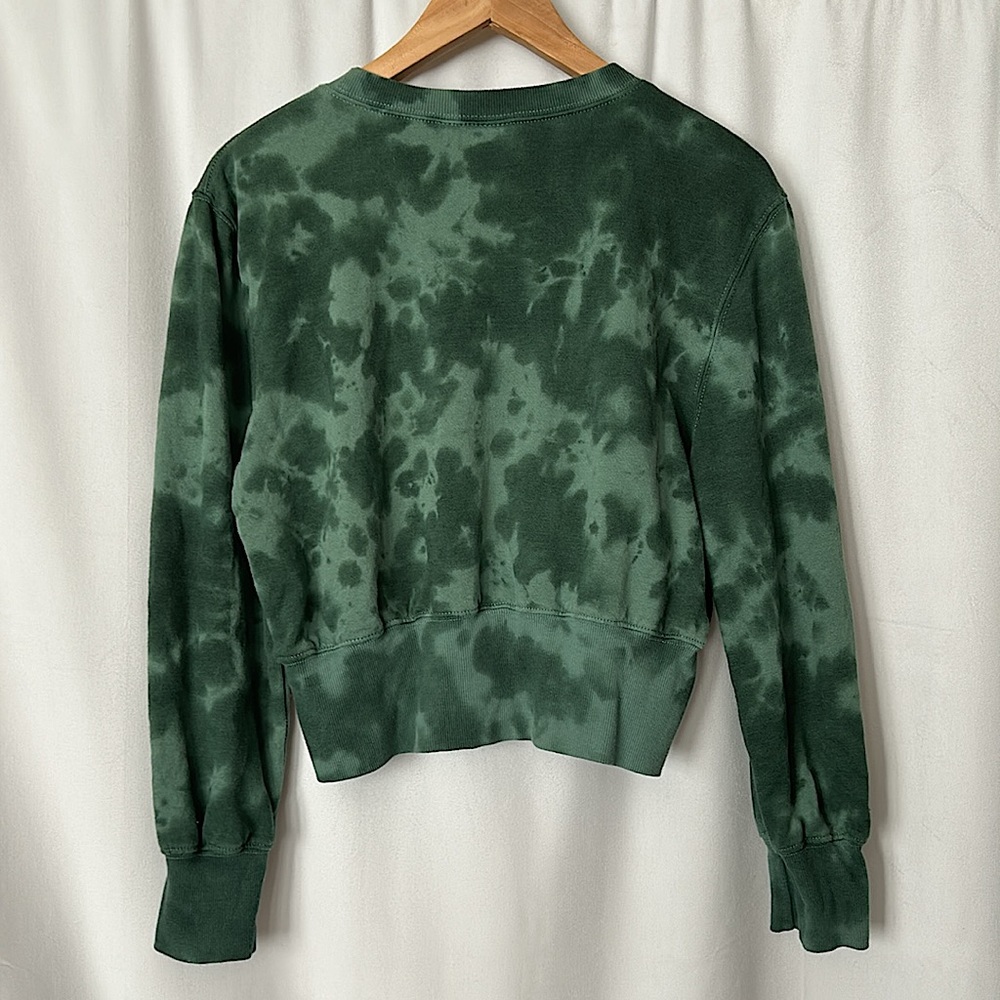 Keith Haring Comfy Green Tie Dye Long Sleeve Sweatshirt Top **Size XL** 🌺🌺 - Picture 2 of 4